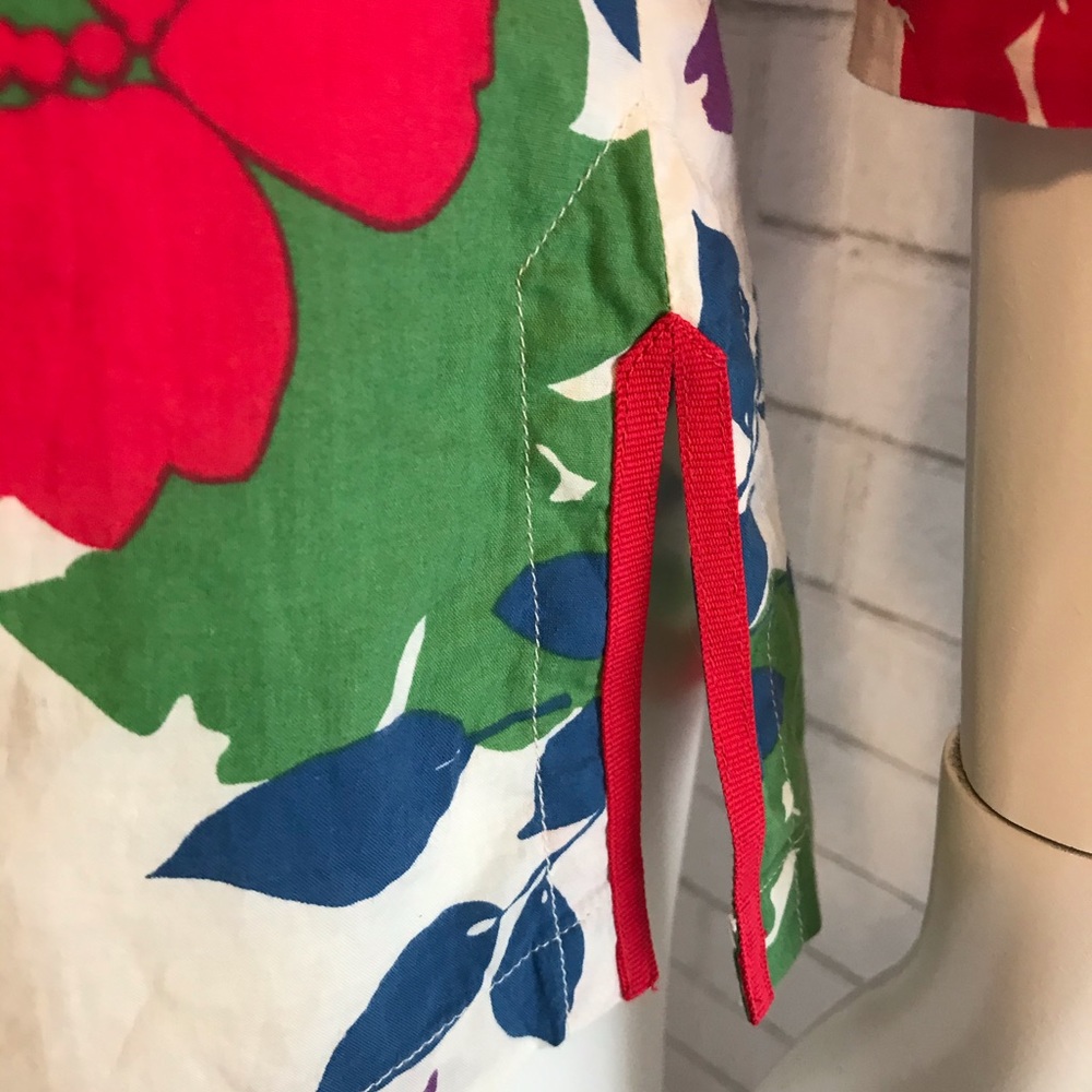 Boden floral tunic w/ grosgrain ribbon trim - Picture 5 of 6